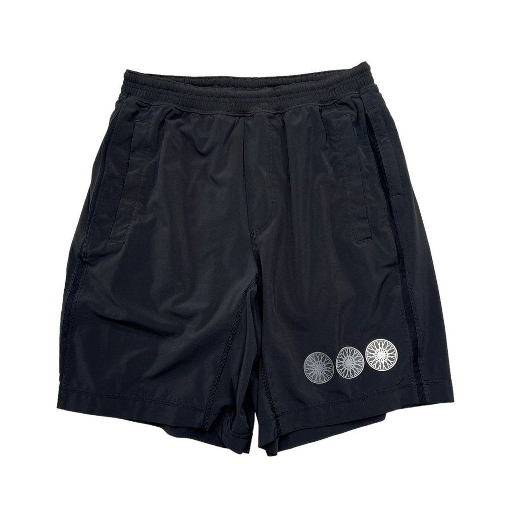 Lululemon Shorts Men's Size Medium Black 8.5"‎ Response Running Athletic Shorts